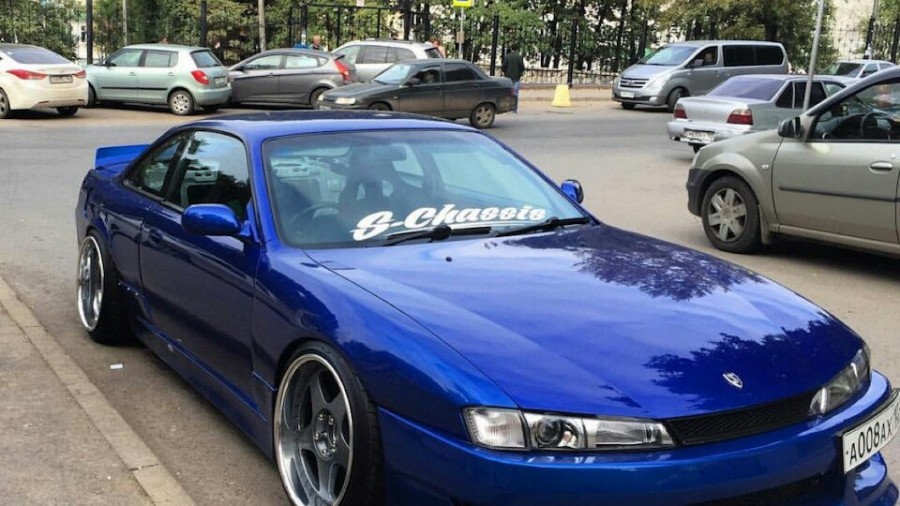 Nissan Silvia S14 Räder SSR Koenig Monster R18 9.5J ET22 215/40 12J 255/35