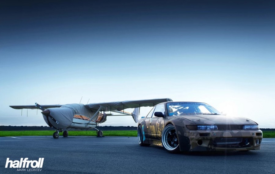 Nissan Silvia S13 Räder Work Meister S1 3P R18 9.5J ET28 11J