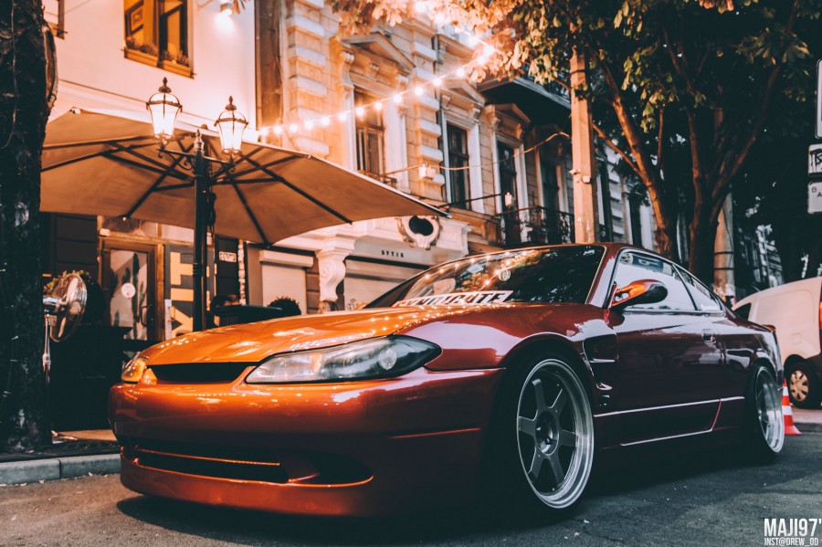 Nissan Silvia S15 Räder Rays Volk Racing TE37V R18 9.5J 225/35 10.5J