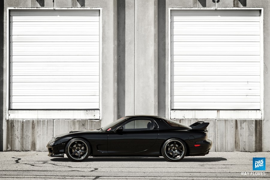 Mazda RX-7 FD Räder Rays Volk Racing TE37SL R18 9.5J ET22 225/40 10.5J 265/35