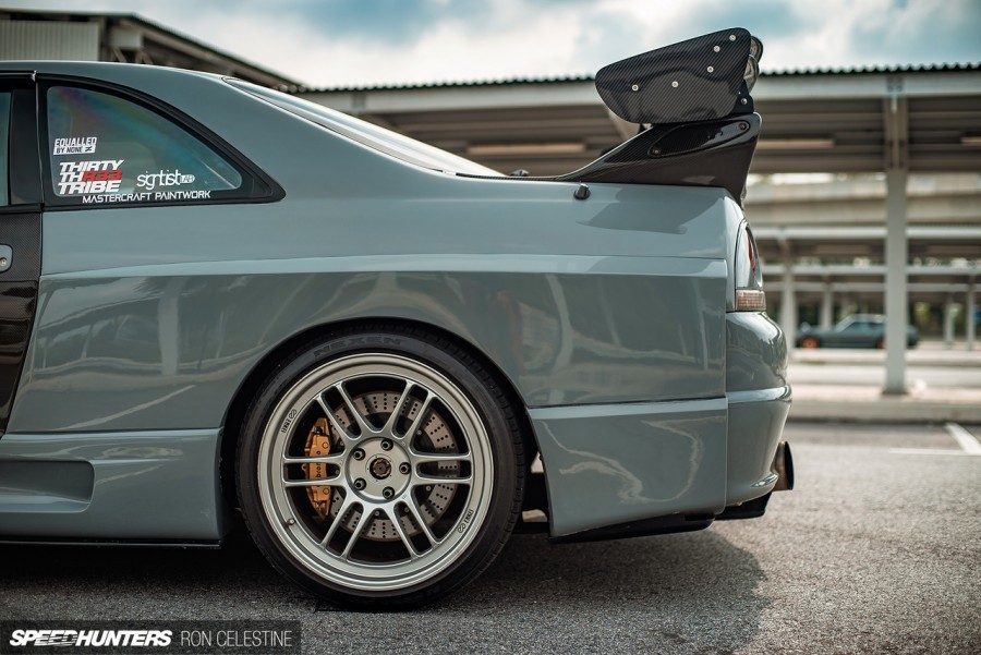 Nissan Skyline R33 Räder Enkei RPF1 R19 275/30