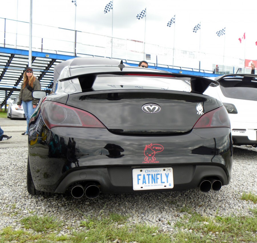 Hyundai Genesis Coupe Räder Rays Volk Racing GT-F R19 245/35 275/35