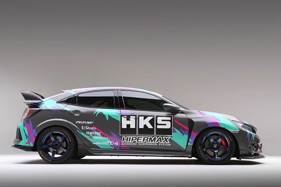 Honda Civic FC/FK Räder Advan Yokohama TC4 R18 9.5J 265/35
