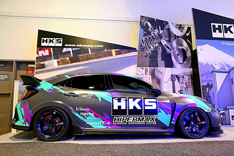 Honda Civic FC/FK Räder Advan Yokohama TC4 R18 9.5J 265/35