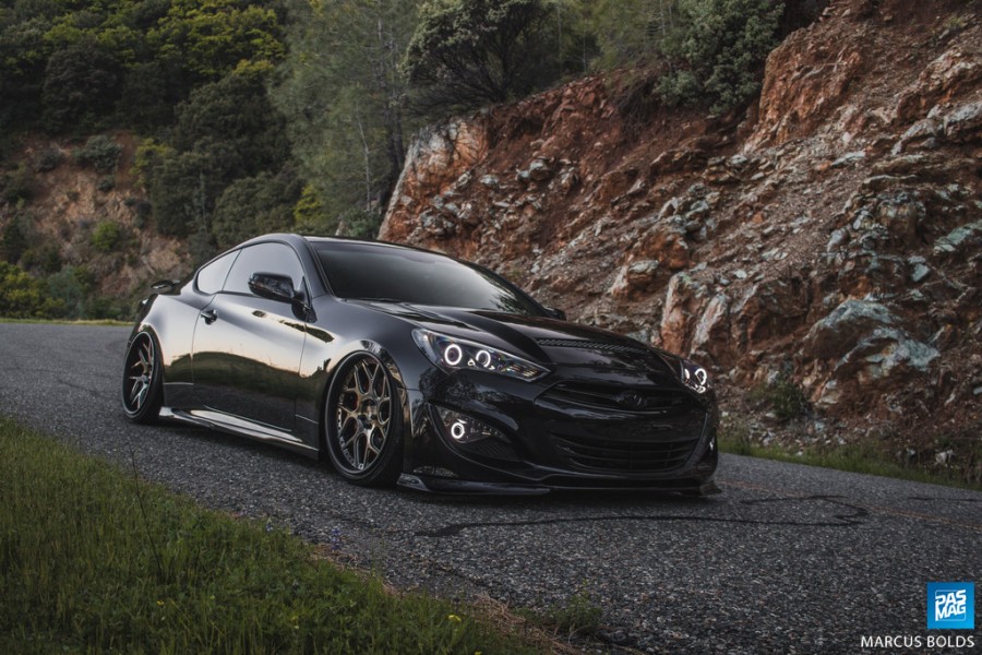 Hyundai Genesis Coupe Räder Avant Garde F411 R20 9.5J ET20 255/35 11J 285/30