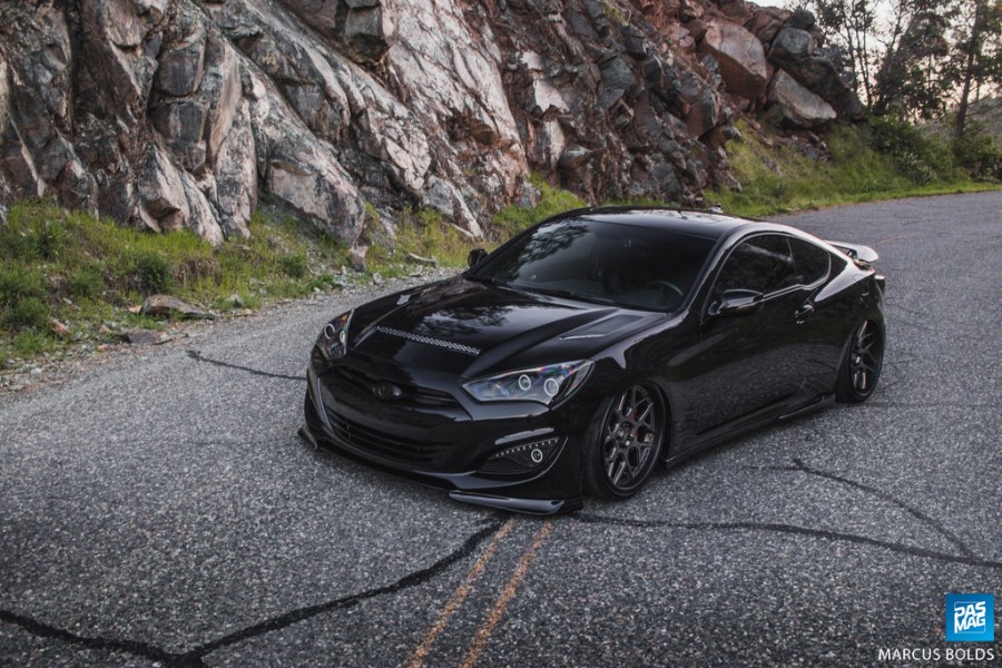 Hyundai Genesis Coupe Räder Avant Garde F411 R20 9.5J ET20 255/35 11J 285/30