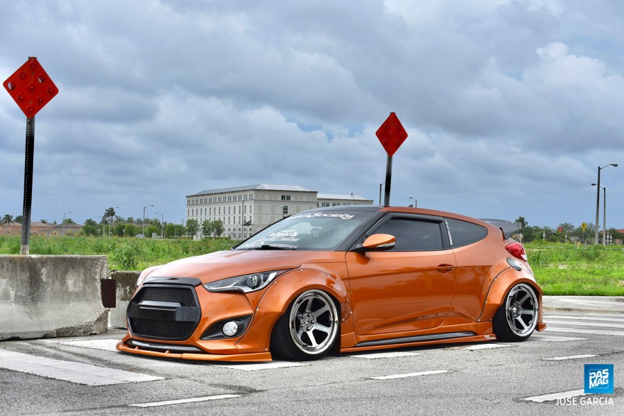 Hyundai Veloster 1. Generation Räder Klutch Republik SLC2 R18 10.5J 245/35 Turbo 