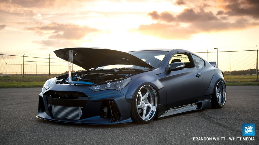 Hyundai Genesis Coupe Räder Infinite Werks RX-5 Convex R20 9J ET18 225/35 11.5J ET-2 275/30