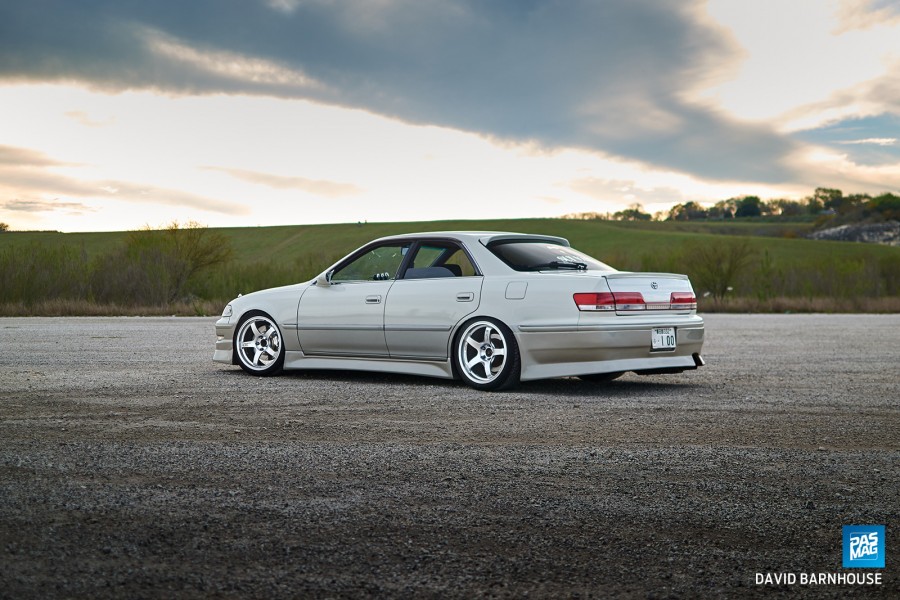 Toyota Mark II 100 Räder Advan Yokohama TC-3 R18 9J ET25 235/40 10J ET35 265/35
