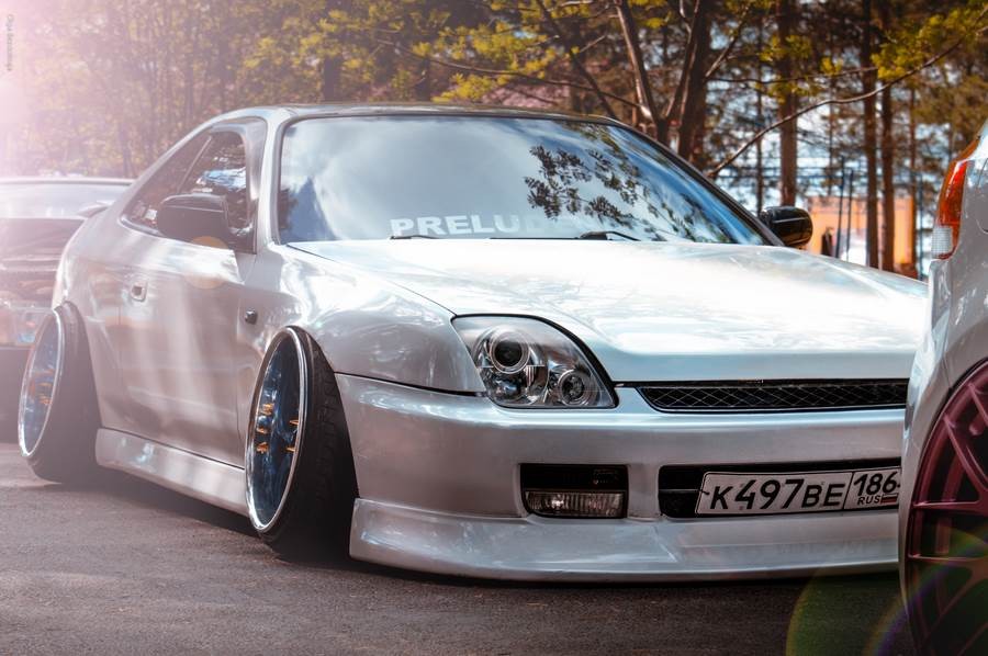 Honda Prelude BB5, BB6, BB7, BB8, BB9 Räder Weds Sport Kranze Borphes R18 10.5J ET2 215/35 12.5J ET-23 245/35
