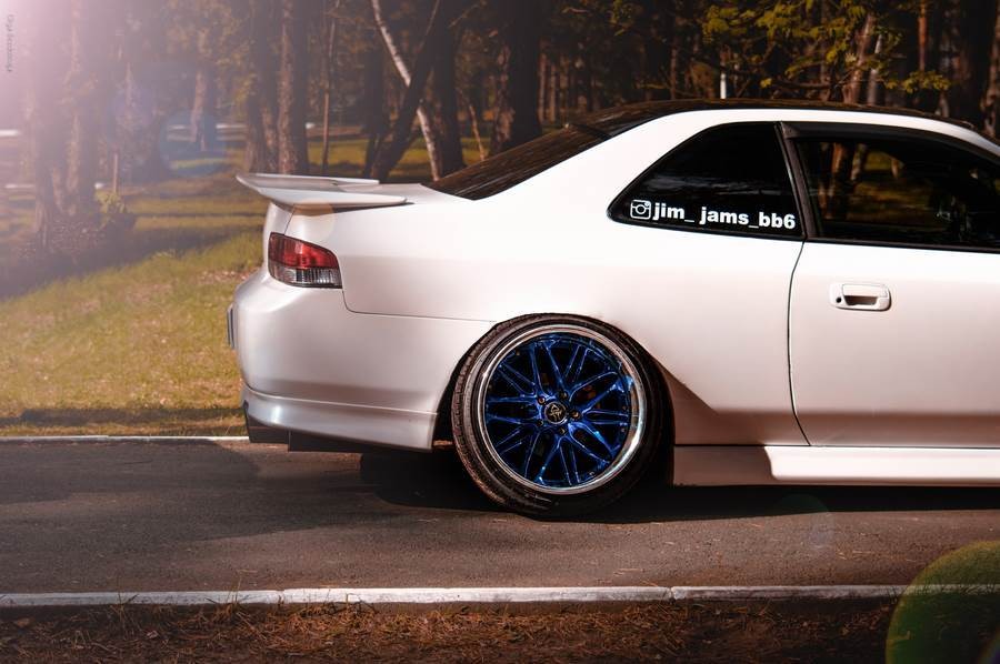 Honda Prelude BB5, BB6, BB7, BB8, BB9 Räder Weds Sport Kranze Borphes R18 10.5J ET2 215/35 12.5J ET-23 245/35