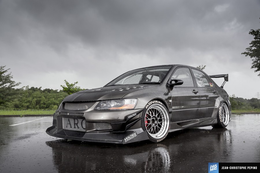 Mitsubishi Lancer Evolution VII Räder Work Meister M1 3P R18 11J 255/40 CT9A 