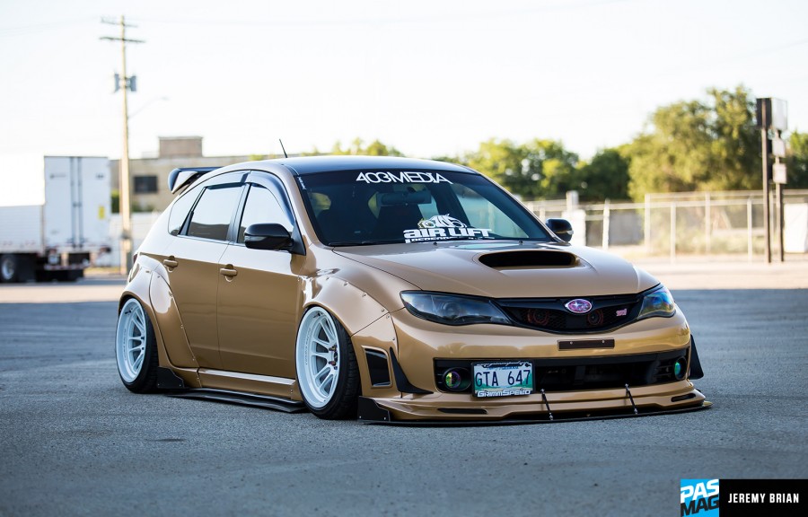 Subaru Impreza GE, GV, GH, GR Räder Cosmis xt206r R18 11J ET8 265/35 WRX STI 