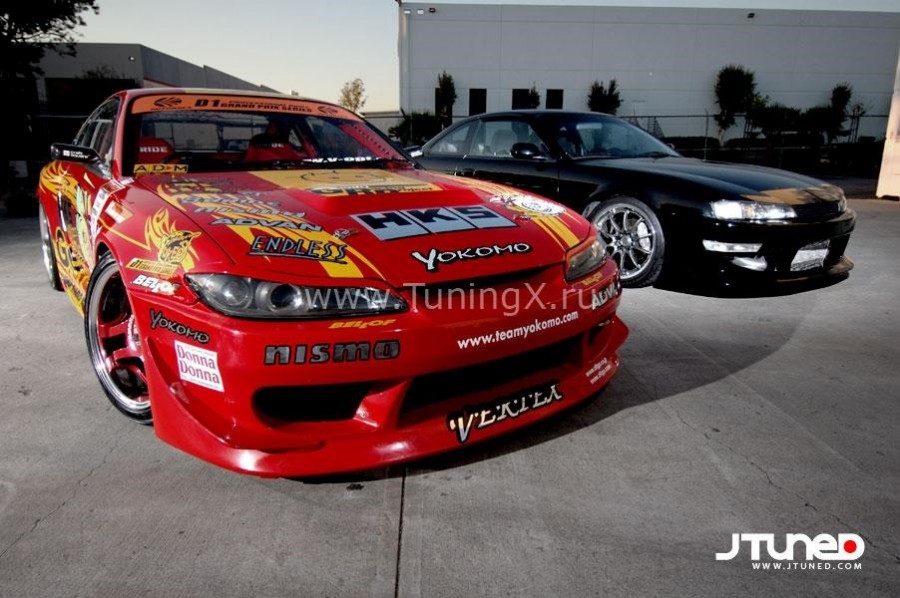 Nissan Silvia S15 Räder Advan Yokohama Super Racing R17 9J ET4 235/40 R18 10J ET6 265/35
