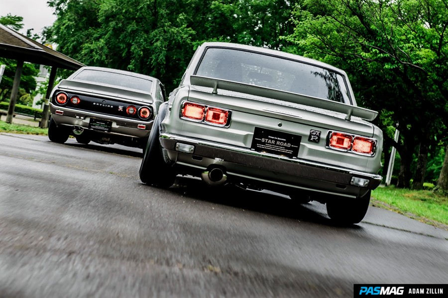 Nissan Skyline GT-R Kenmeri (KPGC110) Räder Star Road Glow Star R15 9J ET-15 10J ET-28