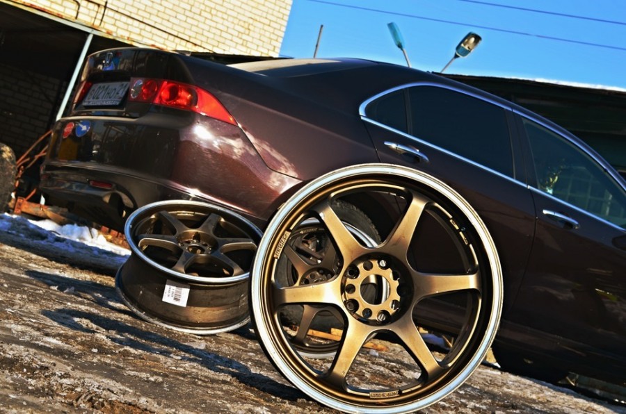 Honda Accord 7. Generation Räder 5Zigen PRO RACER GN+ R18 7.5J ET43 225/40 8.5J ET48