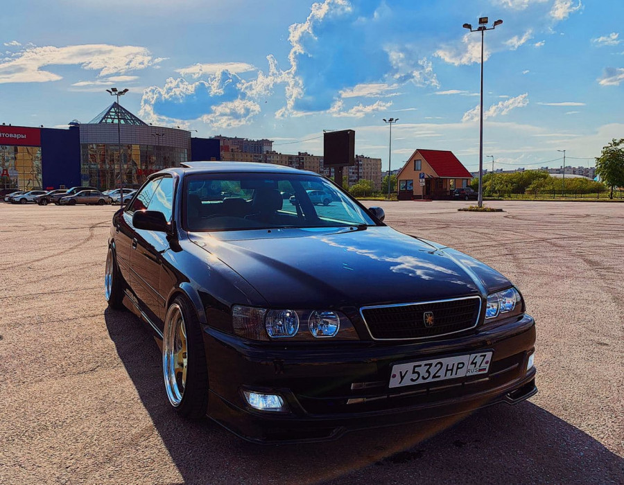 Toyota Chaser 100 Räder Work Meister S1 2P R18 9.5J ET15 215/40 10J ET20 235/45 ZX100 TourerV 