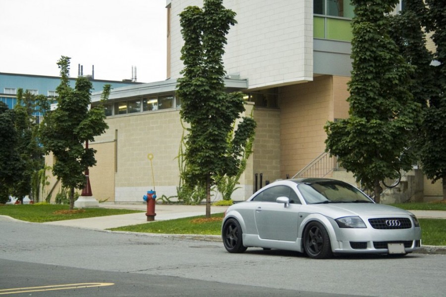 Audi TT Mk1 Räder Rays Sebring Zeiger 5 Sport R18 8J ET38 215/40 9J ET28
