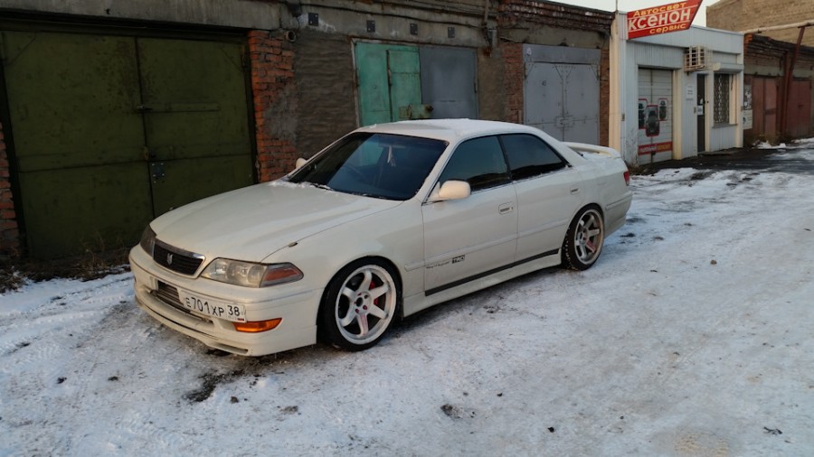 Toyota Mark II 100 Räder Rays Volk Racing TE37SL Vujic 