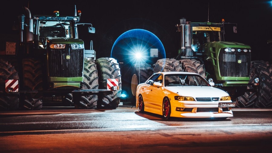 Toyota Mark II 90 Räder Work VS-SS R18 8.5J ET45 9.5J ET38