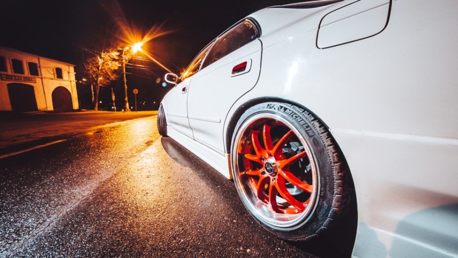 Toyota Mark II 90 Räder Work VS-SS R18 8.5J ET45 9.5J ET38