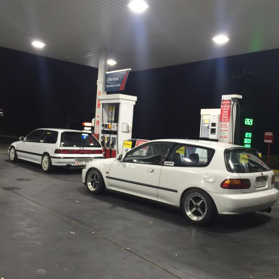 Honda Civic EG/EH/EJ Räder Work Equip 01 R15 7.5J ET32 195/50 8J ET38