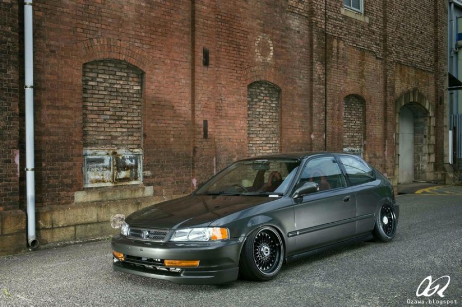 Honda Civic EJ/EK/EM Räder Hayashi Racing Equipment HR504 R16 8.5J ET8 195/40 9.5J ET32 215/40