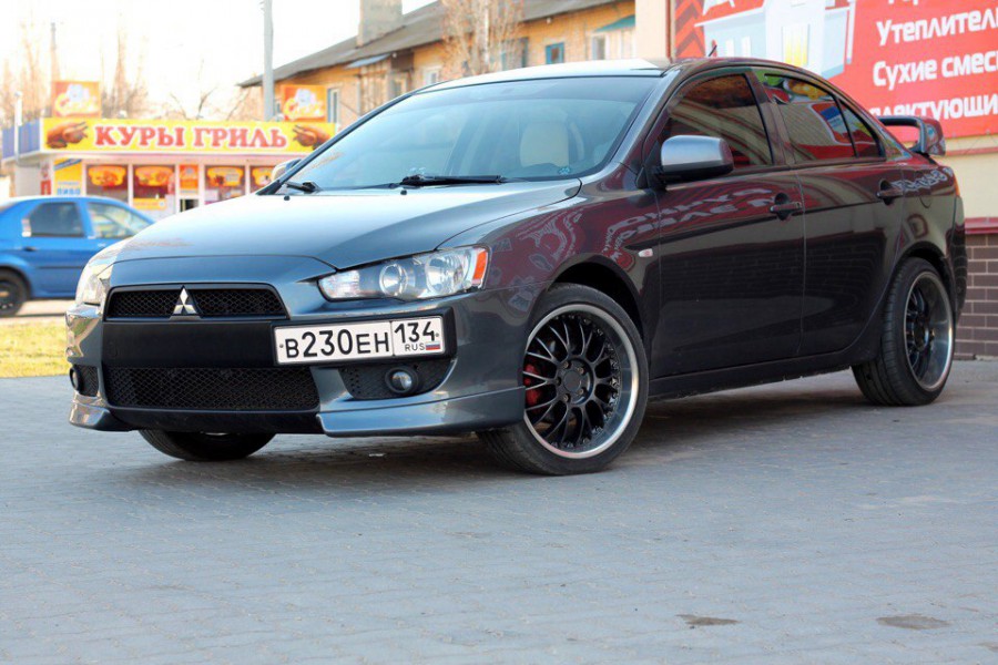 Mitsubishi Lancer X Räder Manaray Sport Vertec VR-5 R18 8.5J 9.5J