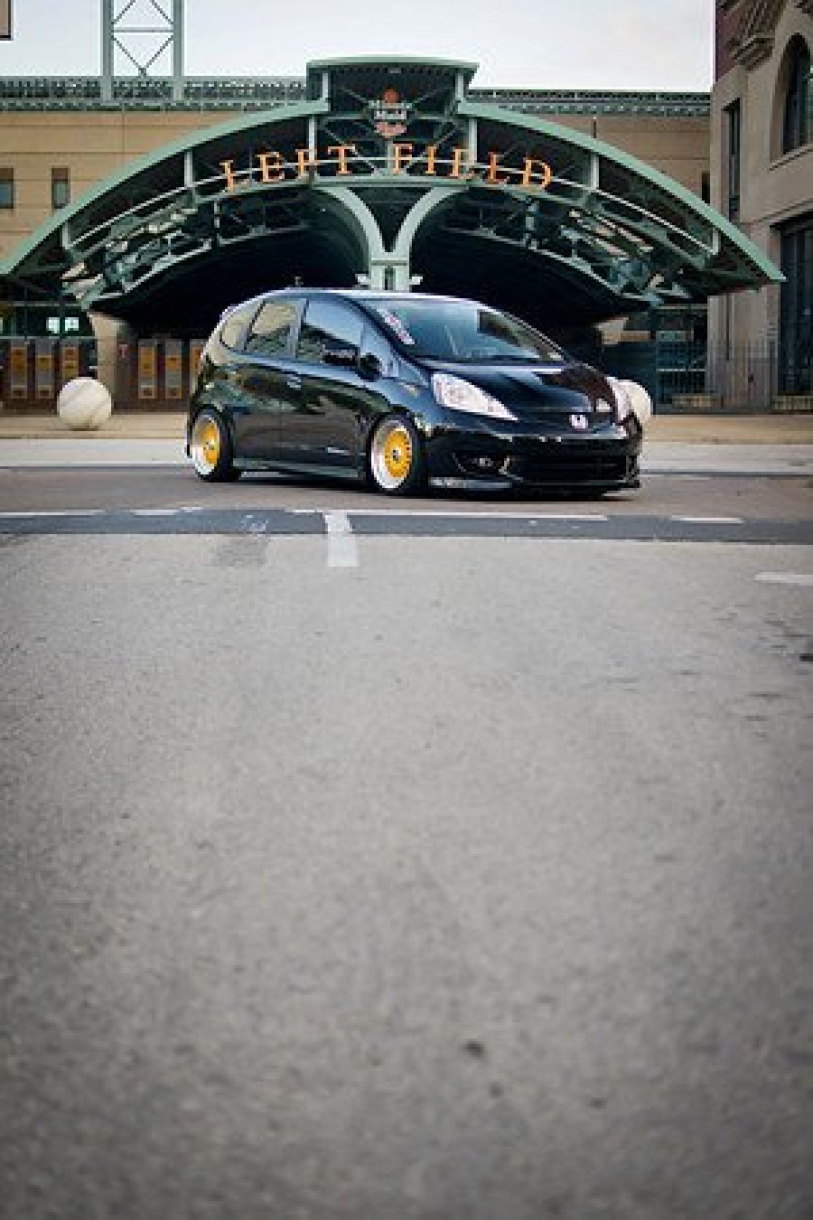 Honda Fit 2. Generation Räder BBS RS R16 8.5J ET20 205/40 9J ET14