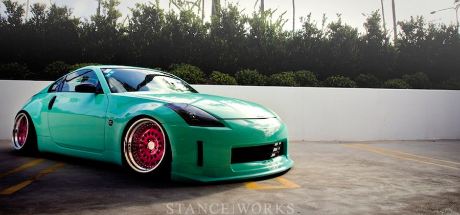Nissan 350Z Räder VIP Modular VXS210 Minty flavored Z 