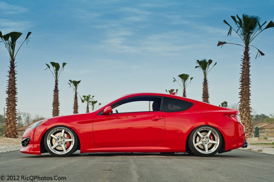 Hyundai Genesis Coupe Räder Rays Volk Racing GT-S R19 9.5J ET17 235/35 10.5J ET15 255/35