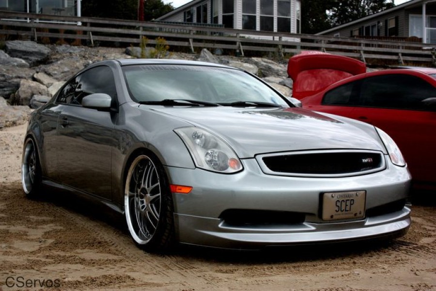 Infiniti G35 Coupe Räder Axis Matrix R20 9J ET-3 225/35 10.5J ET5 255/35
