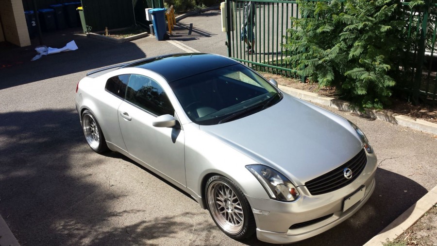Infiniti G35 Coupe V35 Räder Varrstoen ES 1.1.2 R19 9.5J ET12 245/40 11J ET25 275/35