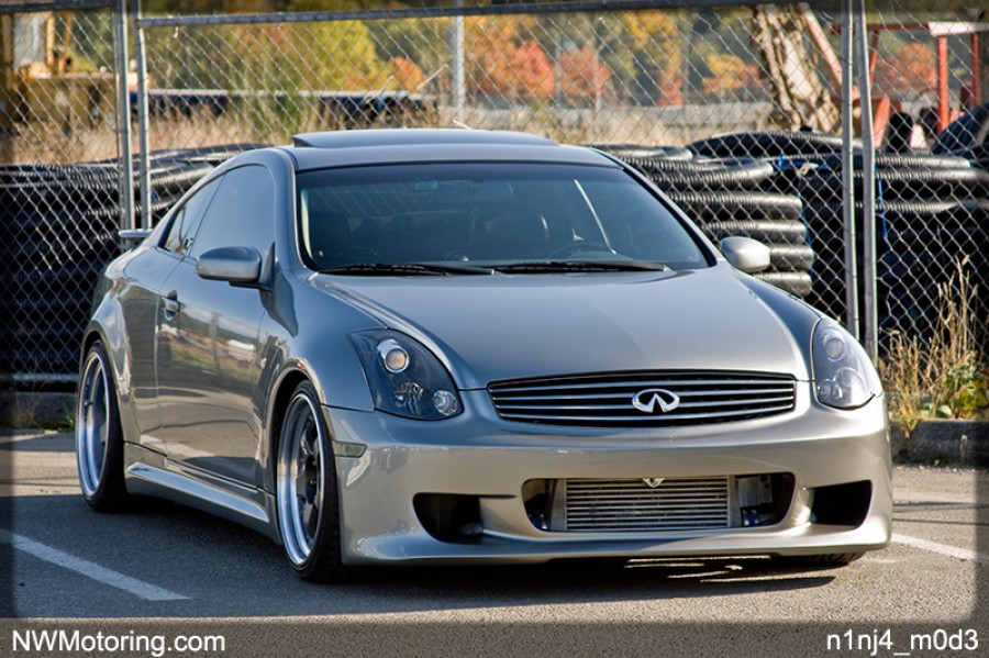 Infiniti G35 Coupe V35 Räder Work Meister S1 3P R19 9.5J ET24 245/35 10.5J ET23 275/30