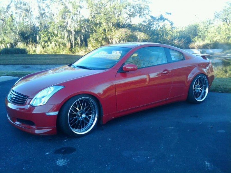 Infiniti G35 Coupe Räder Work VS-XX R20 9.5J ET13 245/35 11J ET6 275/30
