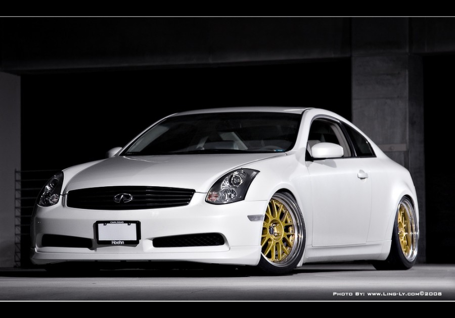 Infiniti G35 Coupe V35 Räder SSR Professor MS1 R19 9.5J ET25 245/35 10.5J ET18 275/35