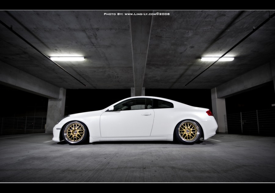 Infiniti G35 Coupe V35 Räder SSR Professor MS1 R19 9.5J ET25 245/35 10.5J ET18 275/35