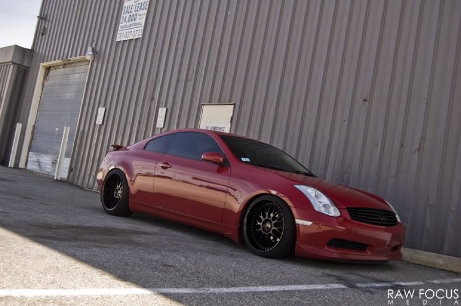 Infiniti G35 Coupe Räder Work VS-XX R19 9.5J ET2 225/35 11J 265/35