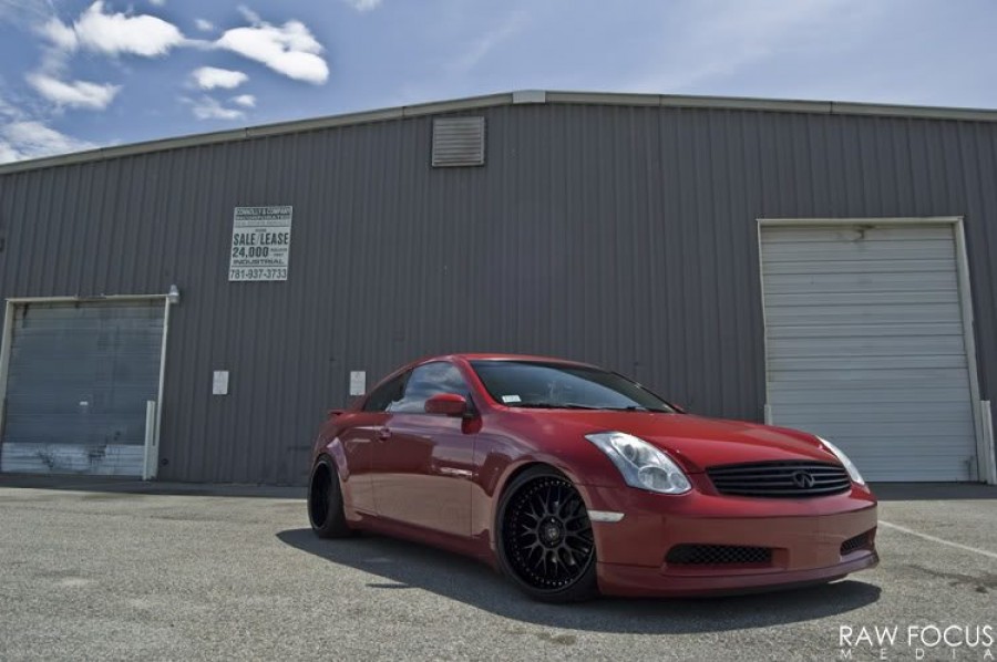 Infiniti G35 Coupe Räder Work VS-XX R19 9.5J ET2 225/35 11J 265/35