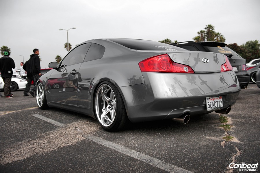 Infiniti G35 Coupe V35 Räder Rays Volk Racing GT-S R19 9.5J ET30 245/35 10.5J ET18 265/35