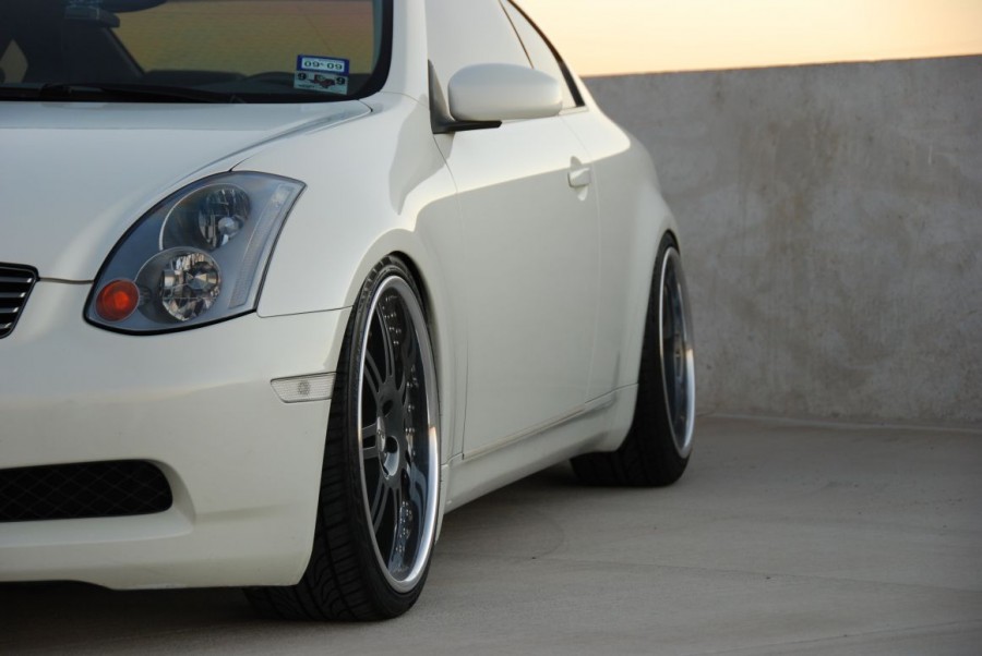 Infiniti G35 Coupe Räder DPE R07 Variant S R20 8.5J 235/35 10J ET-5 245/40