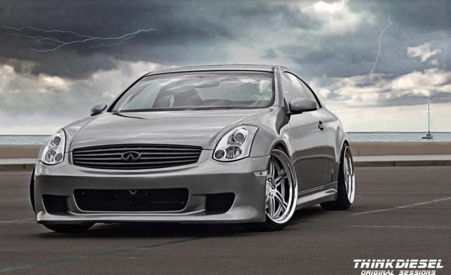 Infiniti G35 Coupe Räder Work Varianza T1S R20 9.5J ET3 225/35 10.5J 245/35