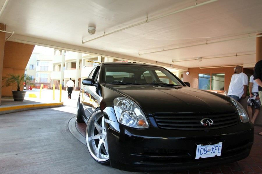 Infiniti G35 Sedan V35 Räder Work Gnosis GS3 R20 9.5J ET14 255/30 10.5J ET20