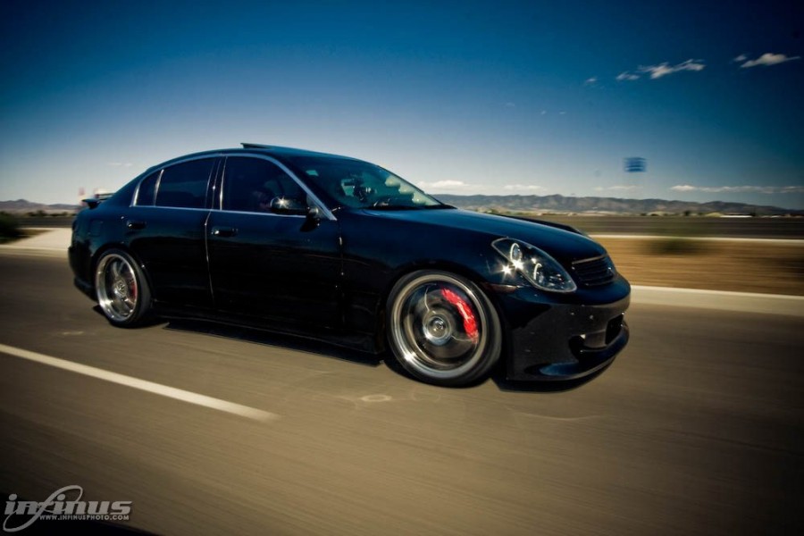 Infiniti G35 Sedan Räder iforged Aero R20 8.5J ET35 245/35 10J ET37 275/30