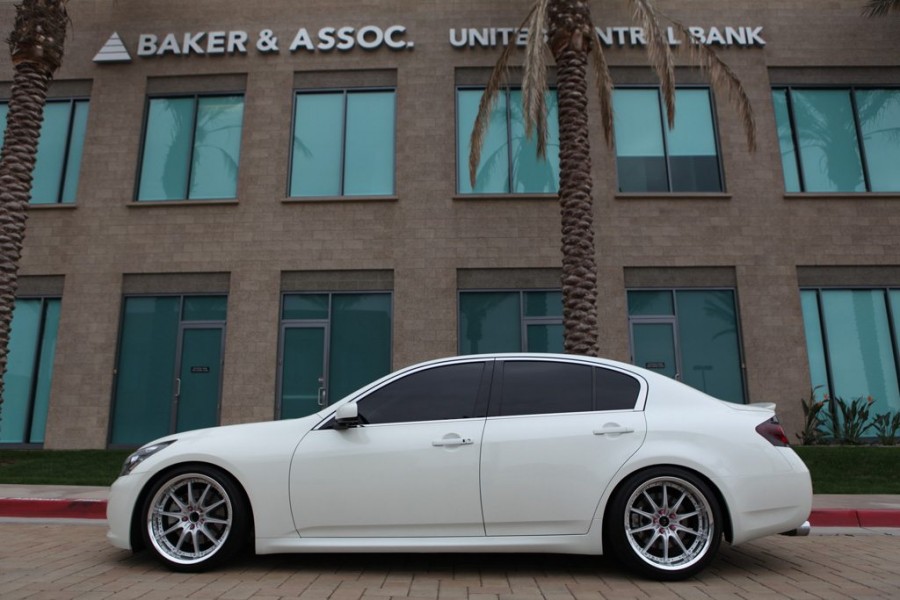 Infiniti G35 Sedan V36 Räder Rays Volk Racing GT-F R19 9.5J ET17 225/40 10.5J ET24 245/40