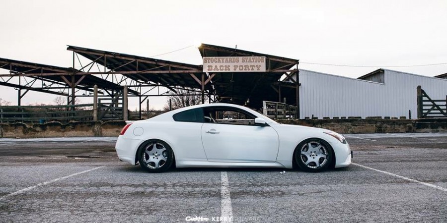 Infiniti G37 coupe Räder Weds Sport Kranze Bazreia R19 10J ET-37 225/35 10.5J ET-26 235/35