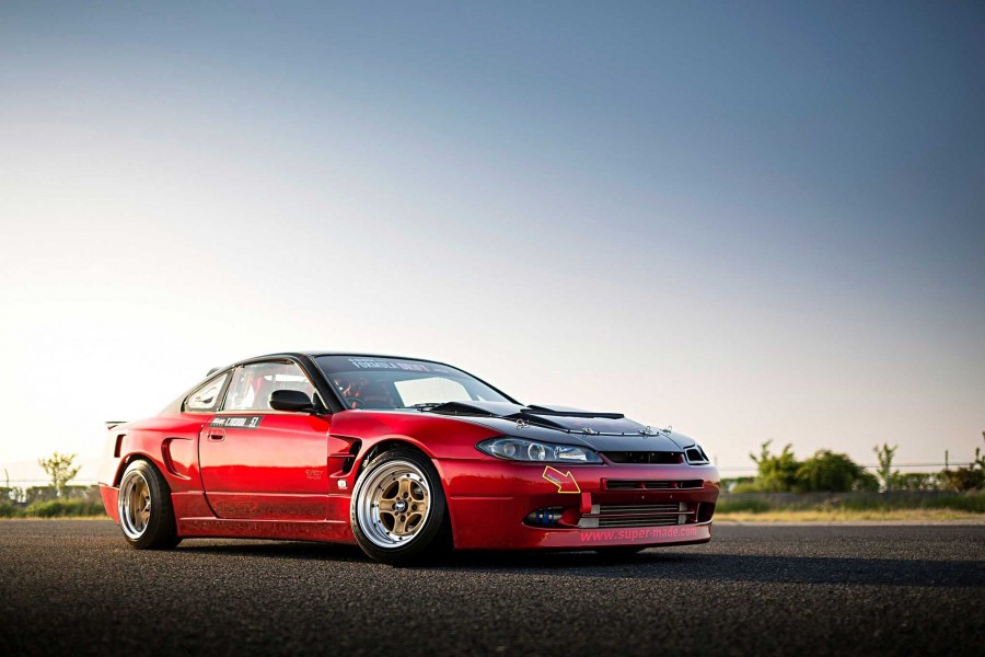 Nissan Silvia S15 Räder Work Equip 40 R15 9.5J ET-22 ET-18 225/45