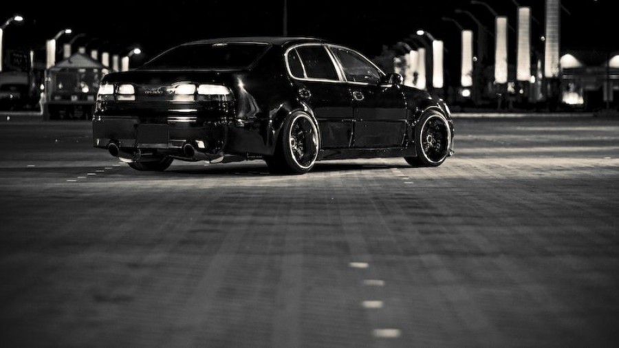 Lexus GS S140 Räder Garson Deep Racing Ryugi R19 10J ET-6 235/35 12J ET-12 275/30