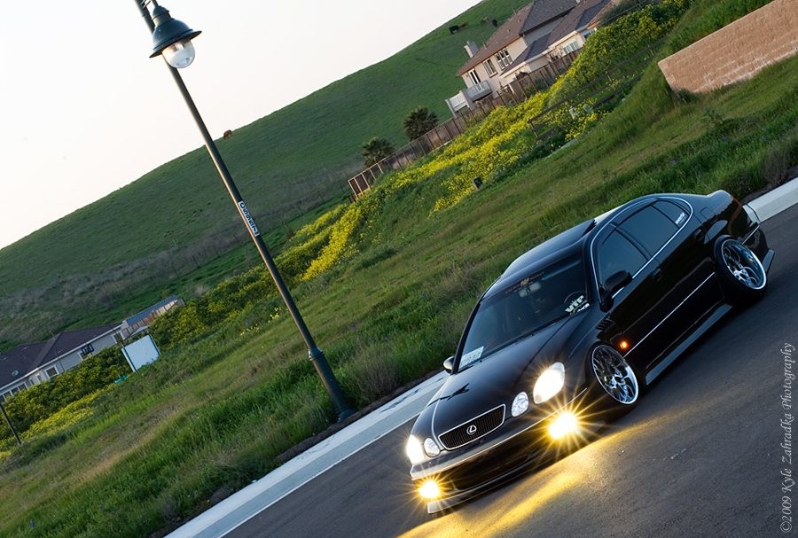 Lexus GS S160 Räder Weds Sport Kranze ERM R19 9.5J ET-19 215/35 11.5J ET-51 255/35