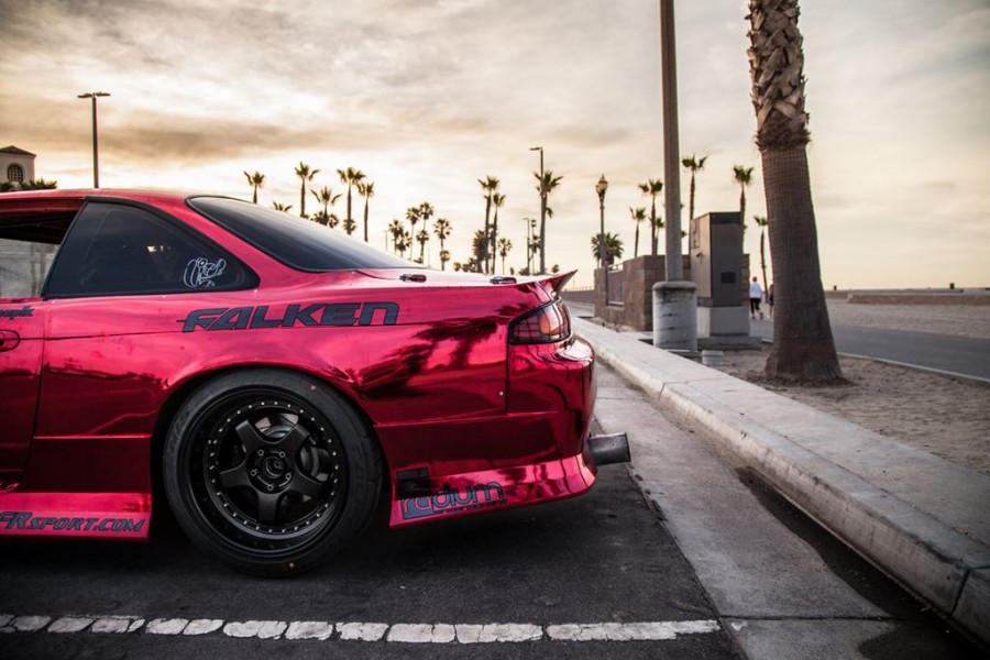 Nissan Silvia S14 Räder Konig Wheels SSM R18